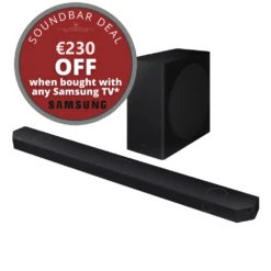 Samsung HWQ800CXU, 5.1.2 Wireless Soundbar W/ Subwoofer, Black