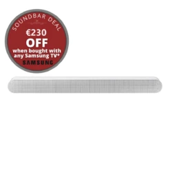 Samsung HWS61BXU, 5.0 All-in-One Soundbar W/ Dolby Atmos, White