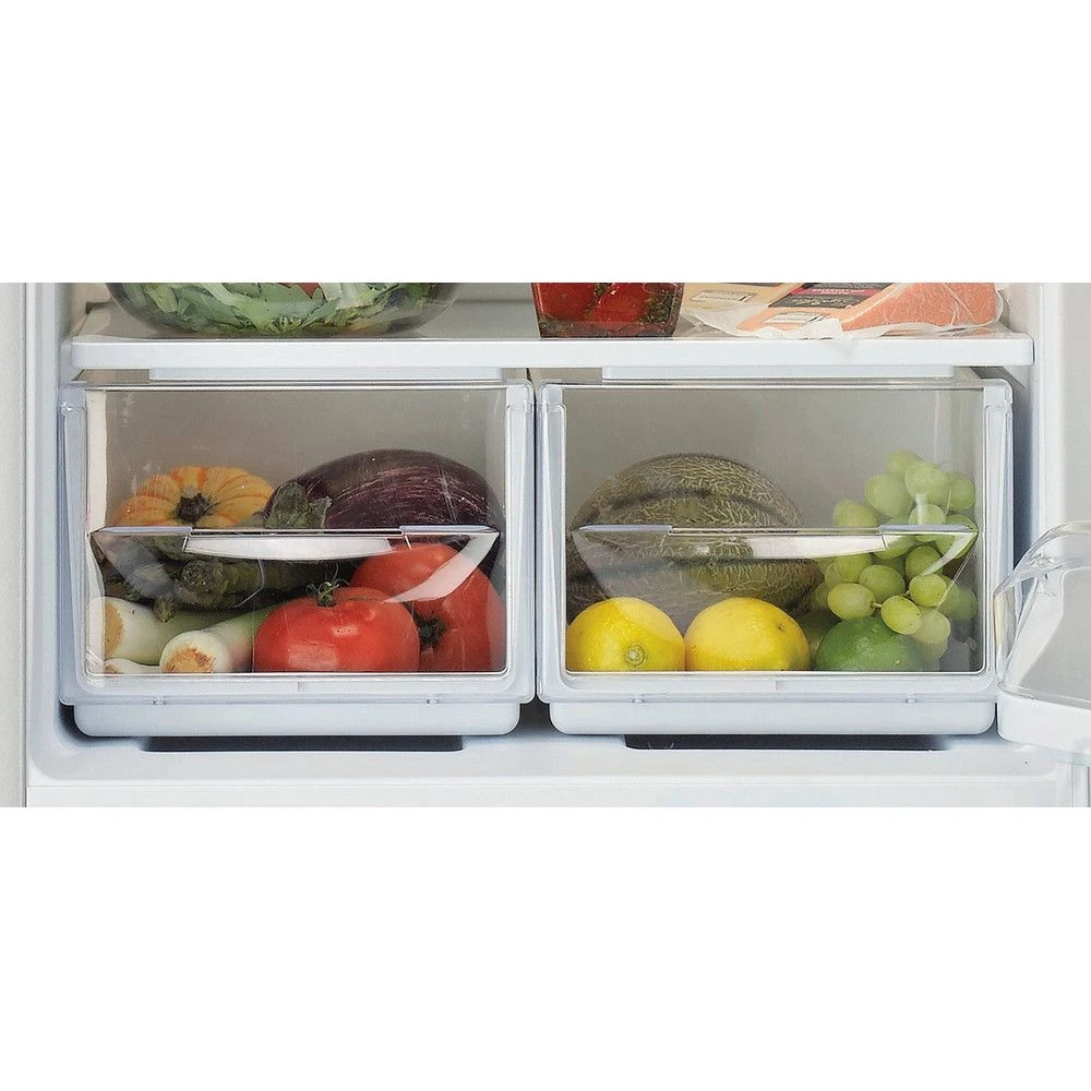 Indesit IBD5517S1, 174 X 55cm, 50/50 Fridge Freezer, Silver - Image 9