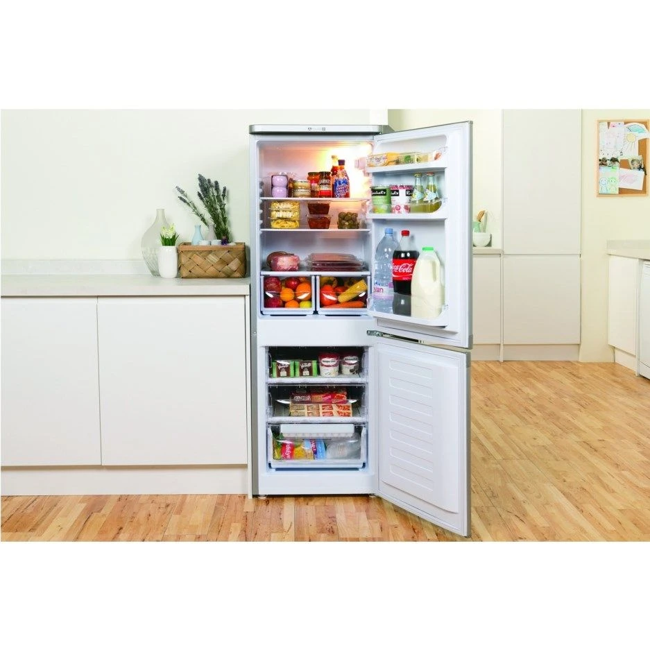 Indesit IBD5515S1, 157 X 55cm, 60/40, Fridge Freezer, Silver - Image 10