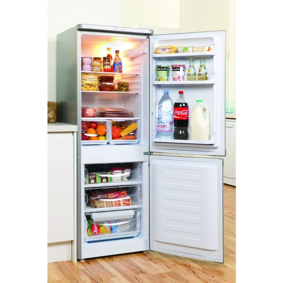 Indesit IBD5515S1, 157 X 55cm, 60/40, Fridge Freezer, Silver - Image 3