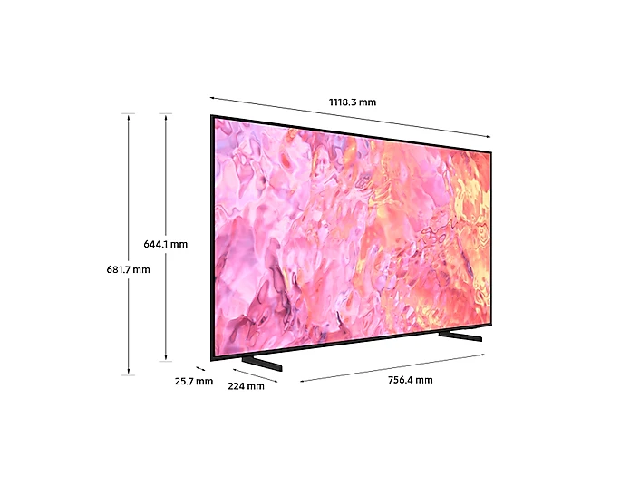 Samsung Q60C QE50Q60CAUXXU, 50", 4K Smart QLED TV (2023) - Image 3