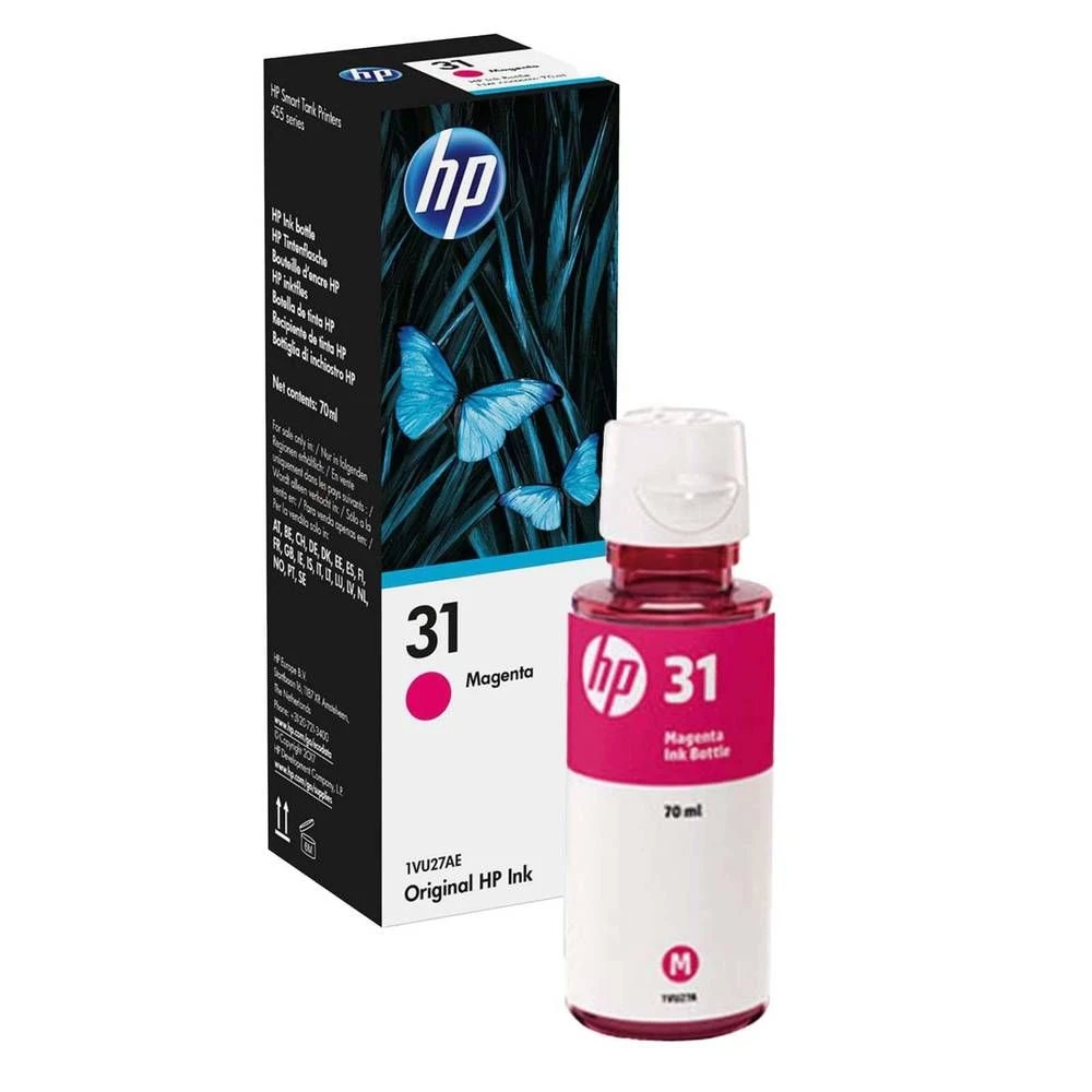 HP No. 31, 70ML Magenta Ink For Smart Tank Plus Printers
