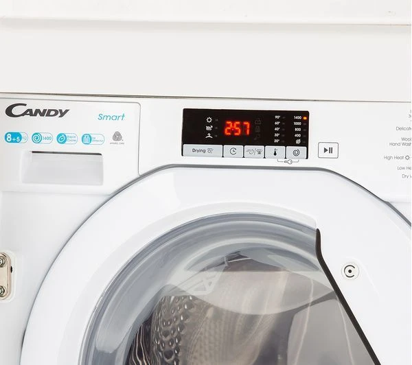Candy CBD485D2E180, 8KG/5KG, Integrated Washer/Dryer, White - Image 3