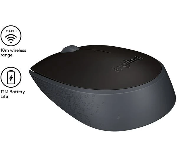 Logitech M171, Wireless Optical Mouse, Black - Image 4