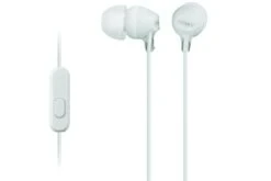 Sony MDREX15APWCE7, In-Ear Earphones W/Mic, White