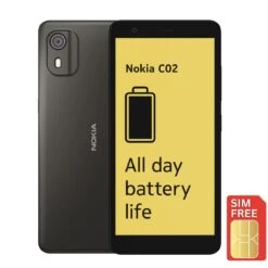 Nokia C02 SP01Z01Z3009Y, 32GB, Smartphone, Charcoal
