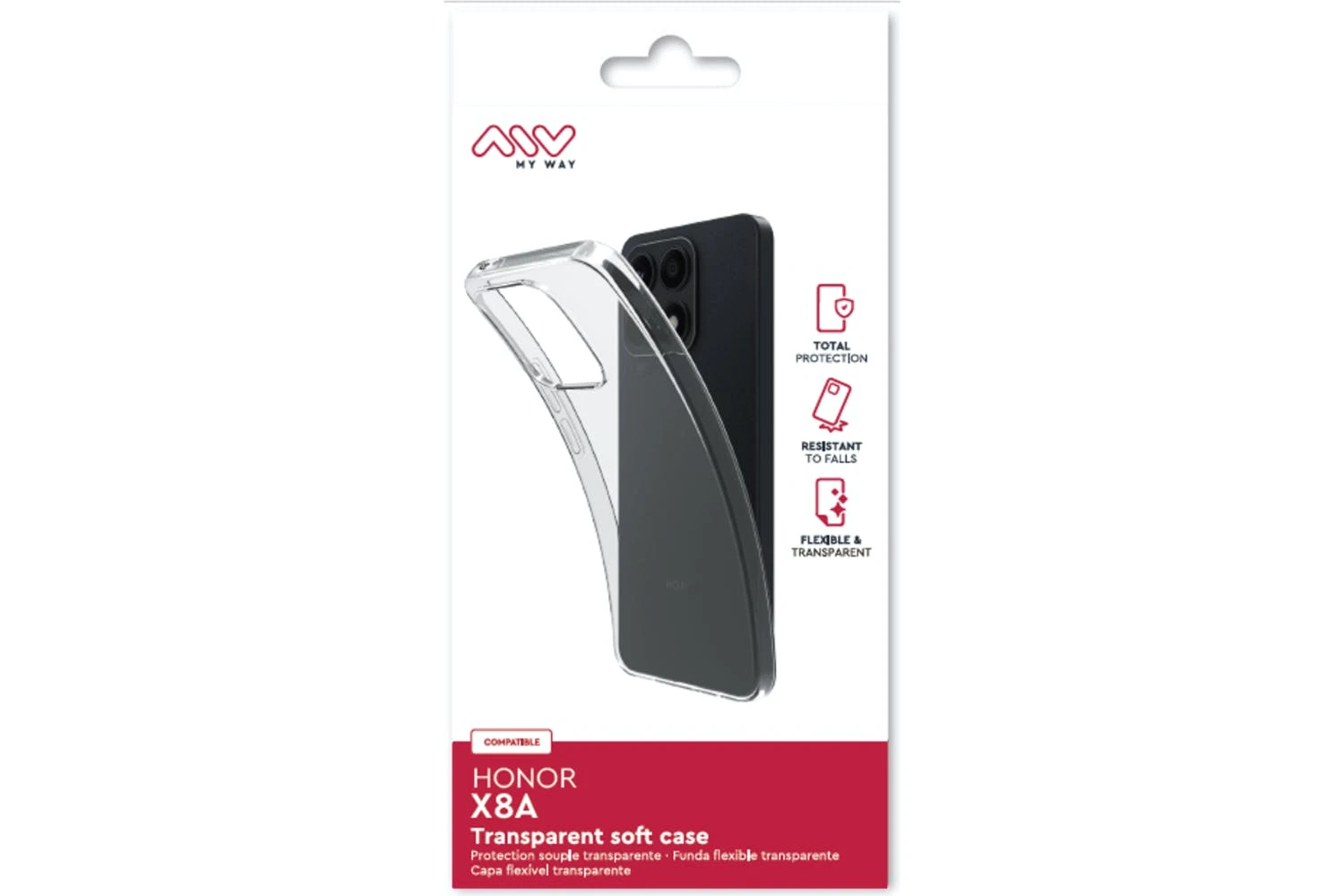 My Way MWCRS0333, Honor X8a Transparent Soft Case