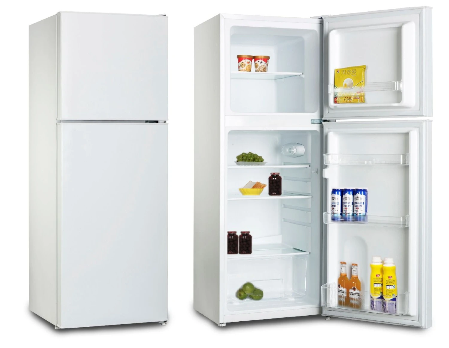 Powerpoint P74250MLW, 129 X 48cm, Freestanding, Fridge Freezer - Image 3