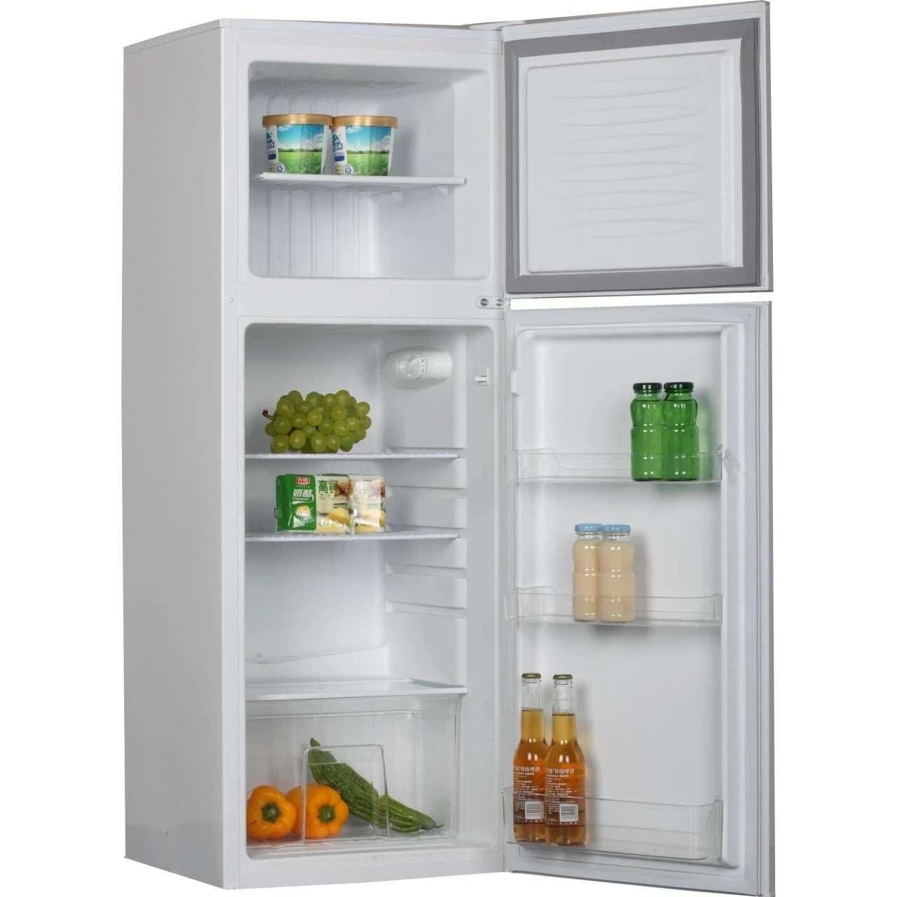 Powerpoint P74250MLW, 129 X 48cm, Freestanding, Fridge Freezer - Image 2