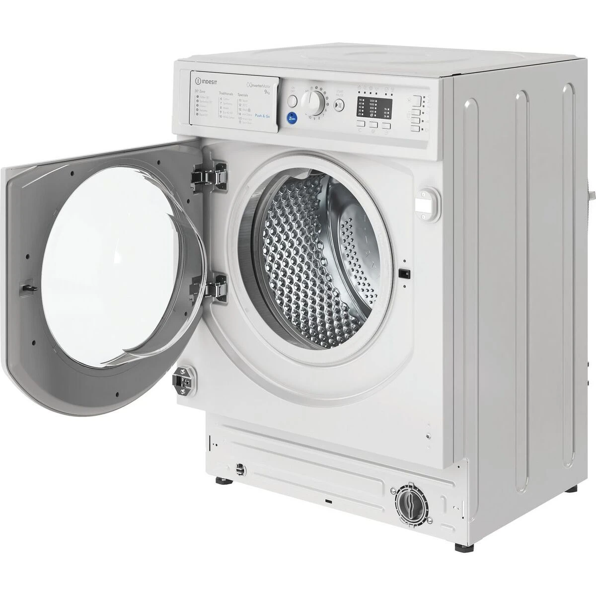 Indesit BIWMIL91485UK, 9KG, 1400rpm, Integrated Washing Machine - Image 2