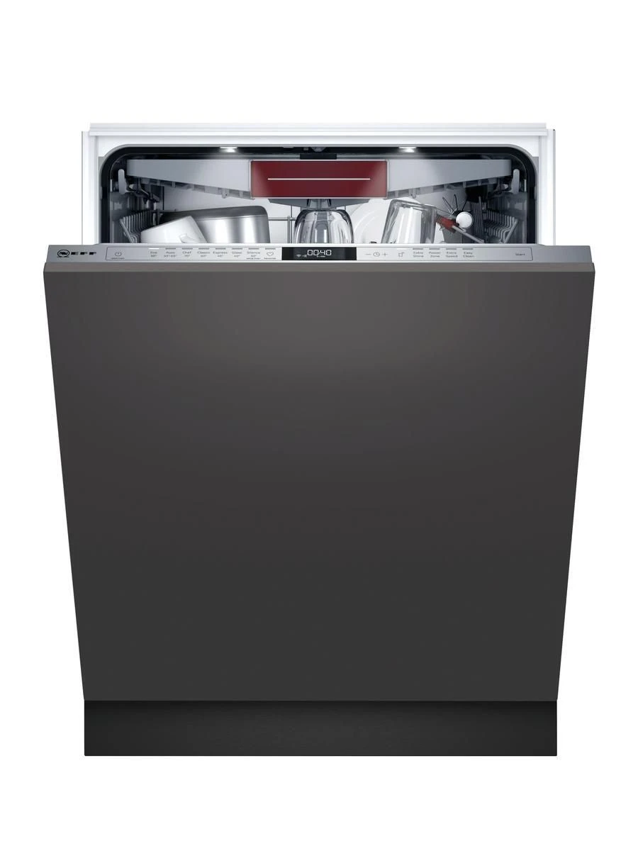 Neff S187ECX23G, 14 Place, Wifi Connected Integrated Dishwasher