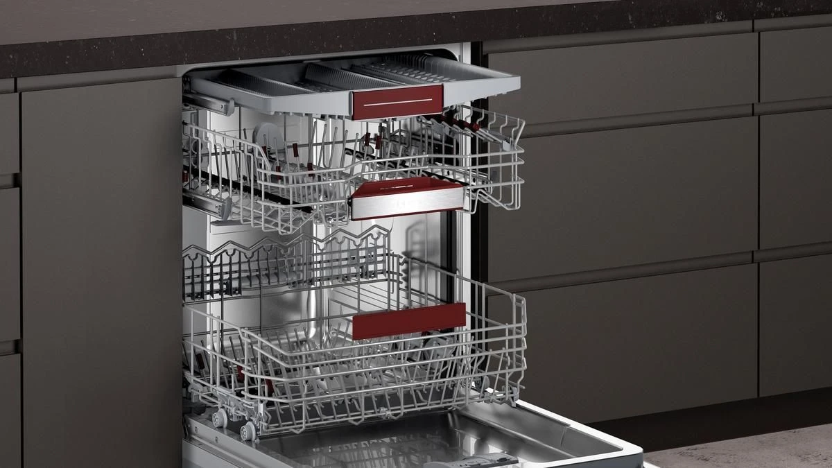 Neff S187ECX23G, 14 Place, Wifi Connected Integrated Dishwasher - Image 2
