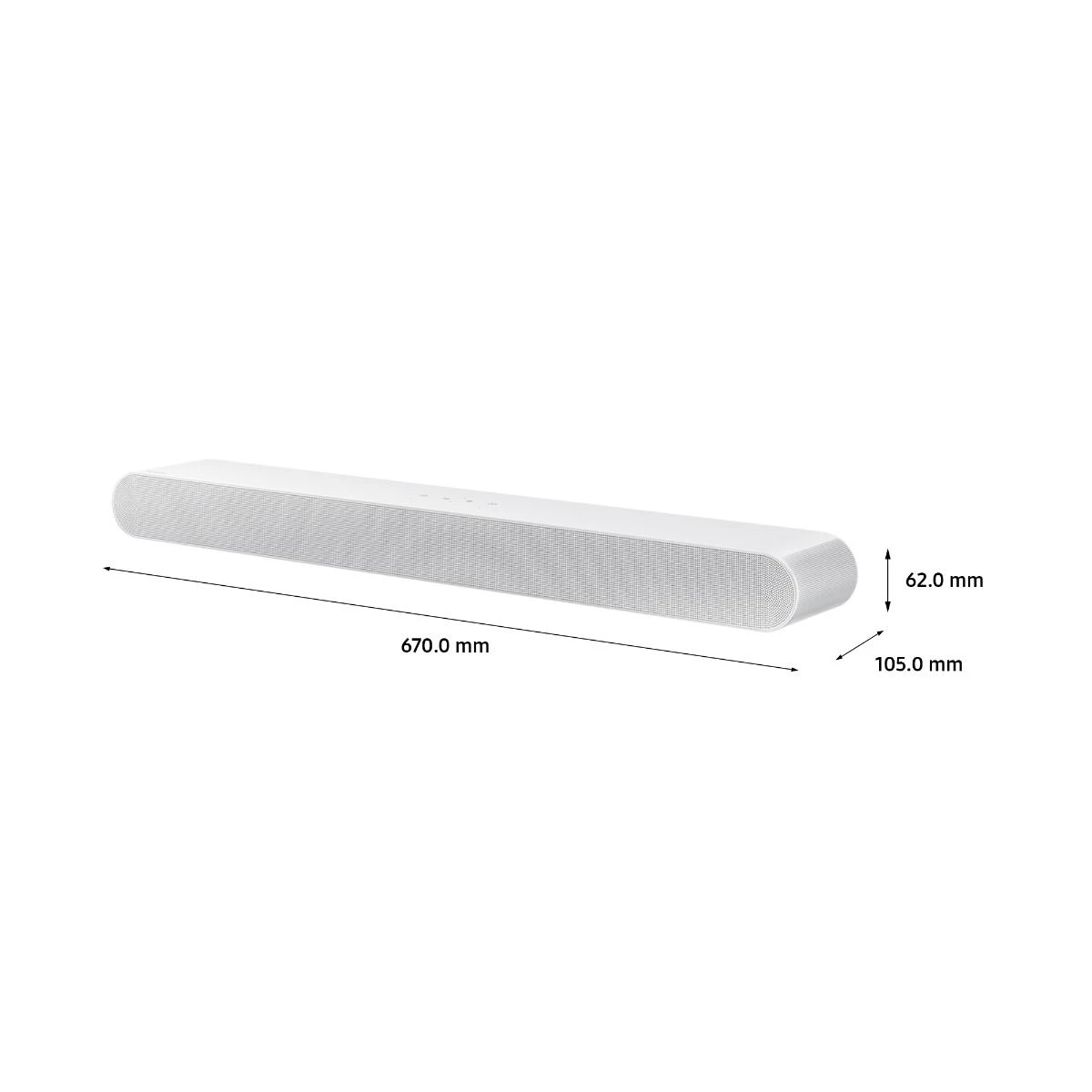 Samsung HWS61BXU, 5.0 All-in-One Soundbar W/ Dolby Atmos, White - Image 5