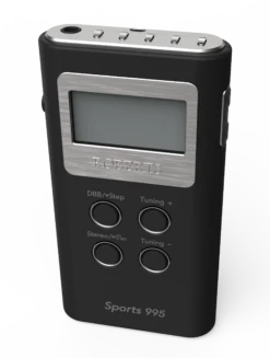 ROBERTS SPORTS995, Walkman Radio, Black