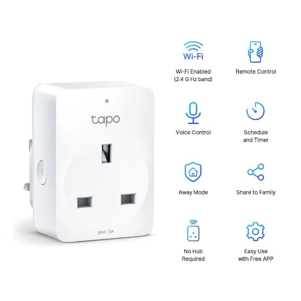 TP-Link TP Link TAPOP100, Mini Smart WiFi Socket - Image 2