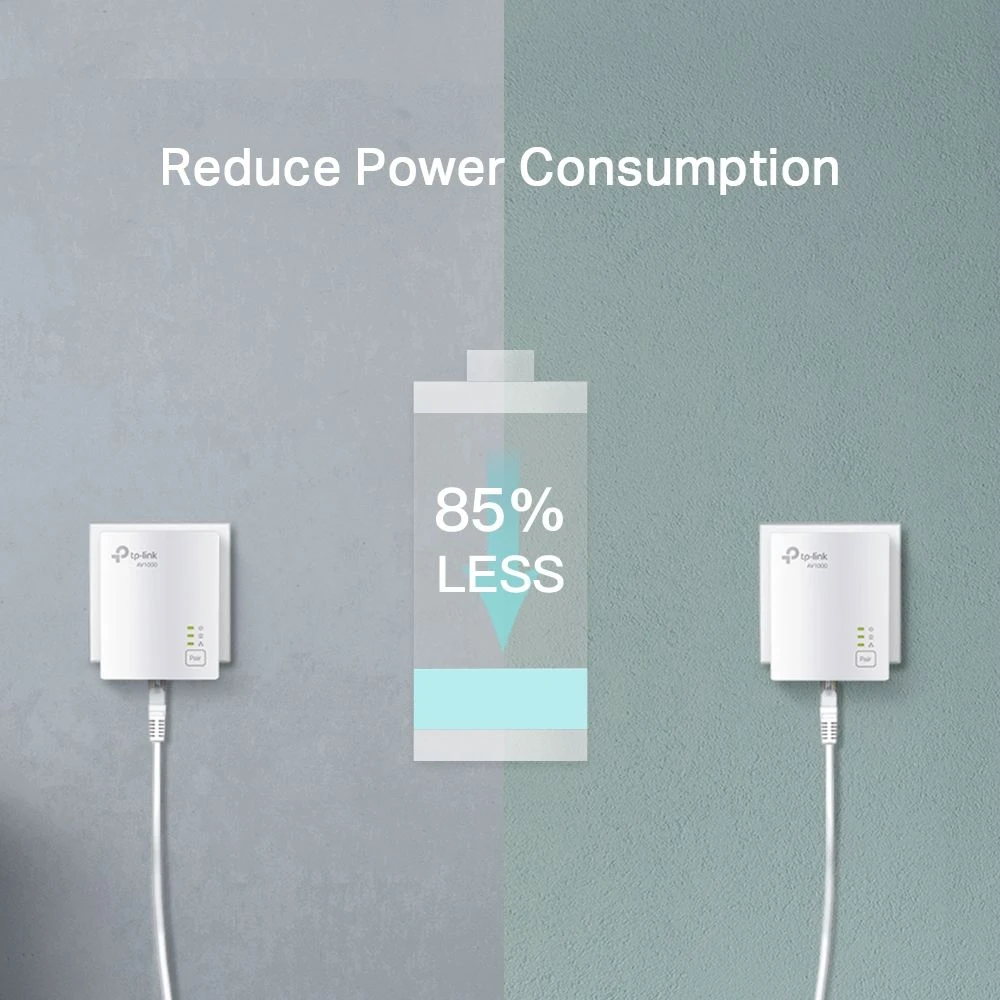 TP-Link TPLink PA7017KIT, AV1000 Nano Powerline Adapaters Starter Kit - Image 6