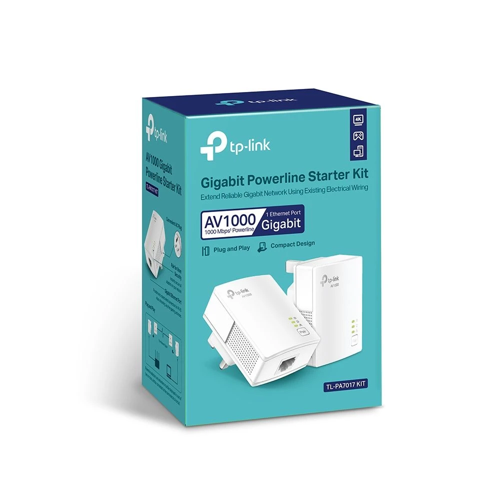 TP-Link TPLink PA7017KIT, AV1000 Nano Powerline Adapaters Starter Kit - Image 7