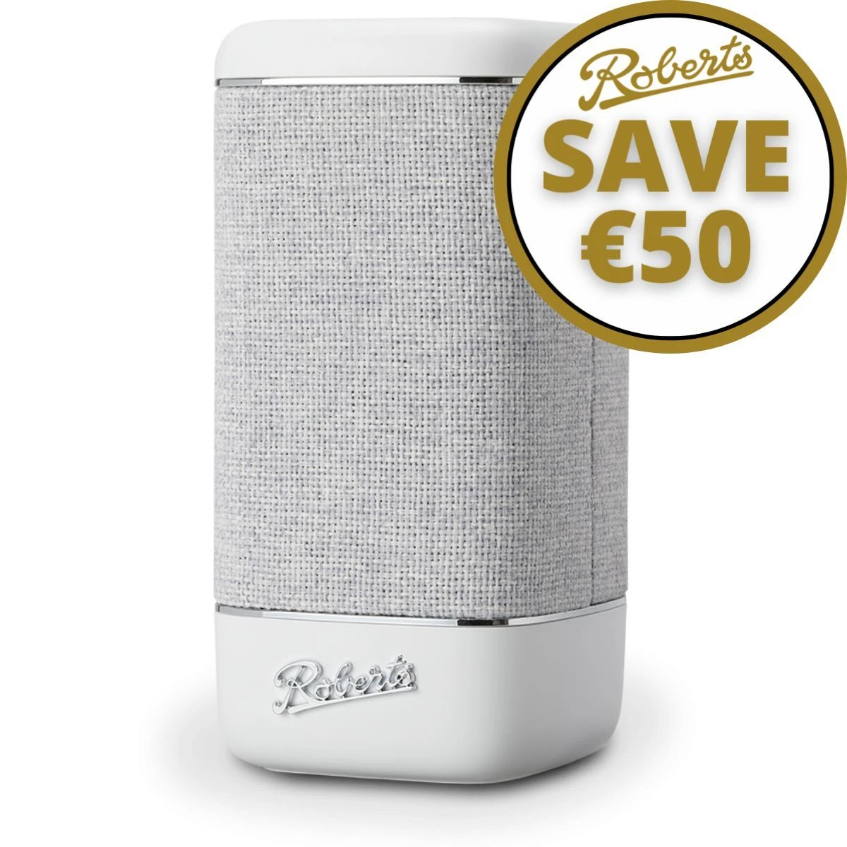 Roberts 310SW, Beacon 310, Portable Bluetooth Speaker, White