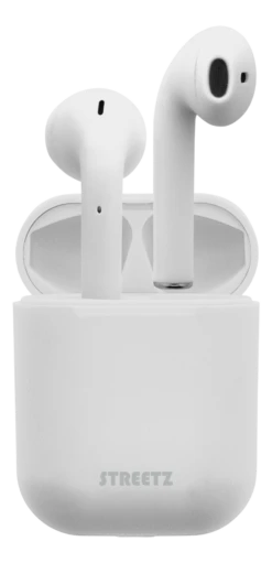 Streetz TWS004, In-Ear True Wireless Earbuds, White