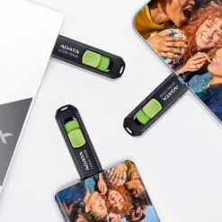 Adata ACHOUC300256GRBK, 256GB, USB-C Flash Drive