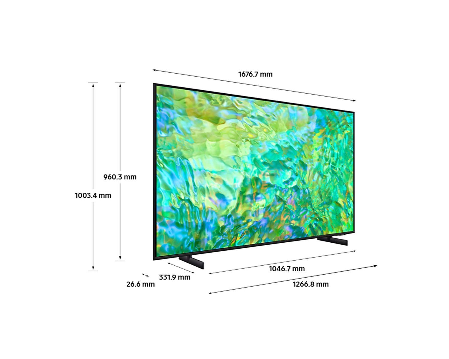 Samsung UE65CU8070UXXU, 65", HDR 4K Smart TV (2023) - Image 3