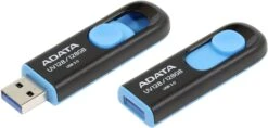 Adata AUV128128GRBE, USB 3.1 128GB Flash Drive, Black/Blue