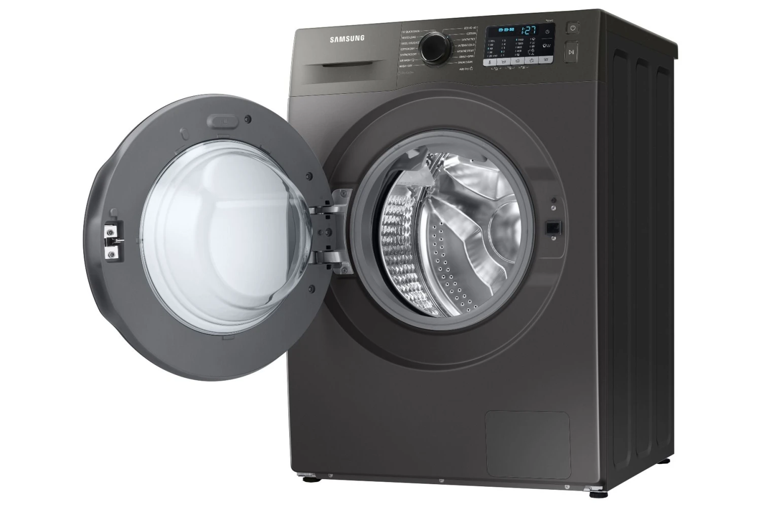 Samsung WD80TA046BX, 8KG, Ecobubble Washer Dryer, Inox - Image 4