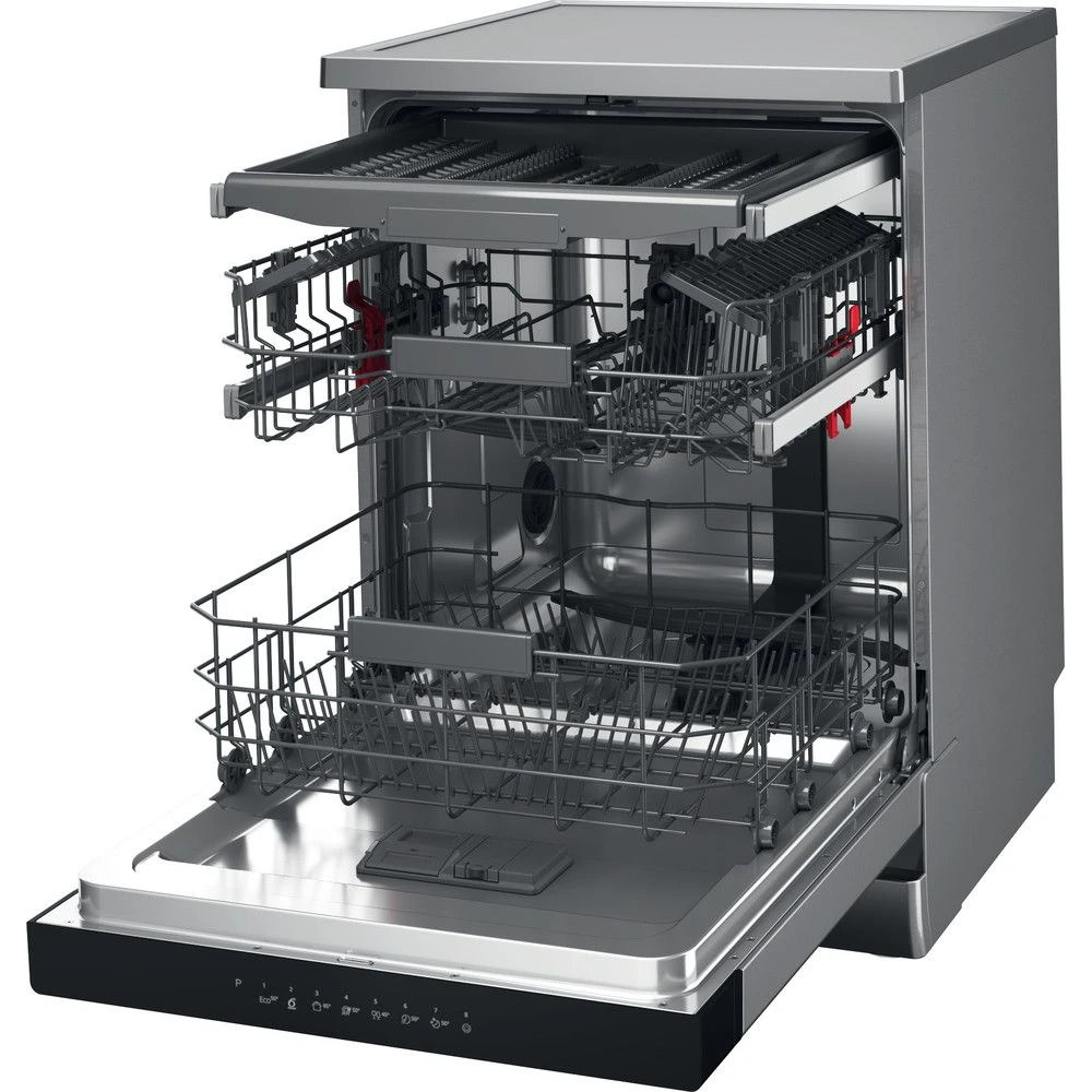 Whirlpool WFC3C33PFXUK, 14 Place Dishwasher, Inox W/ Cutlery Tray - Image 2