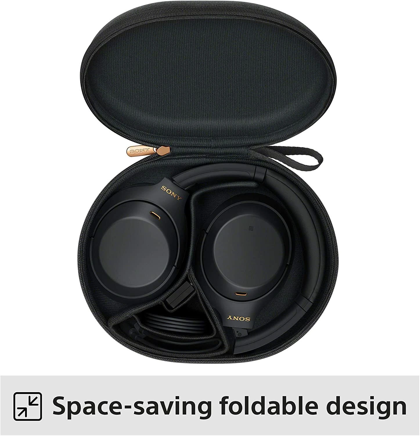 Sony WH1000XM4BCE7, Wireless Over-Ear Noise Cancelling Headphones, Black - Image 5