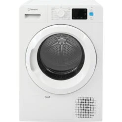 Indesit YTM1192XUK, 9KG, Freestanding Heat Pump Tumble Dryer, White