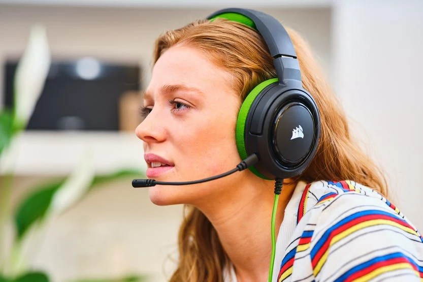 Corsair HS35 106CA9011197, Stereo Gaming Headset, Green - Image 2